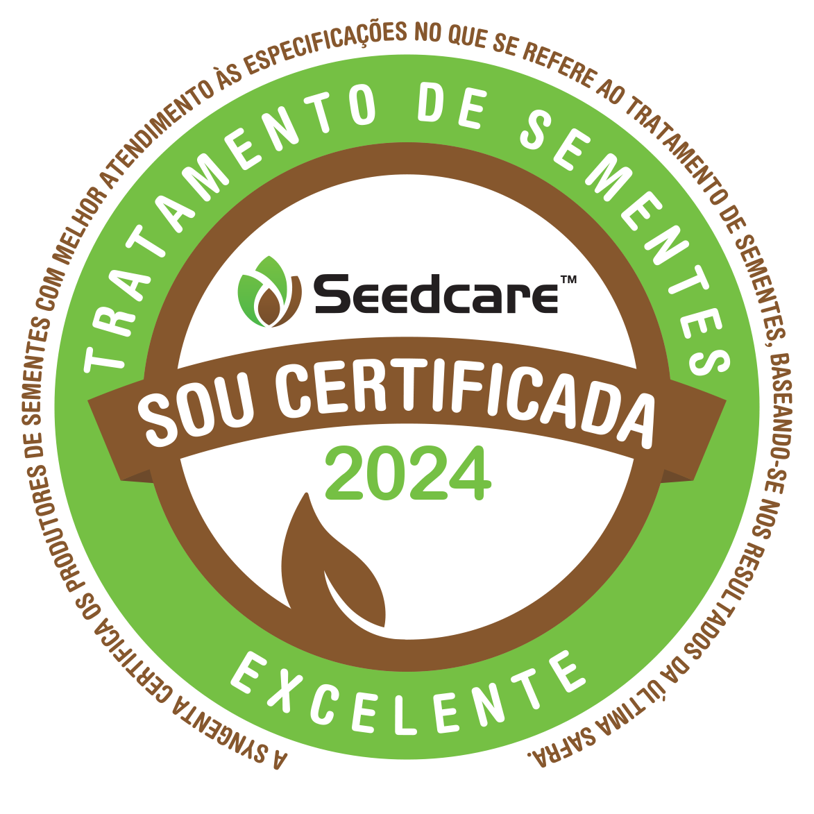 Icone Sou Certificada - Tratamento de Sementes